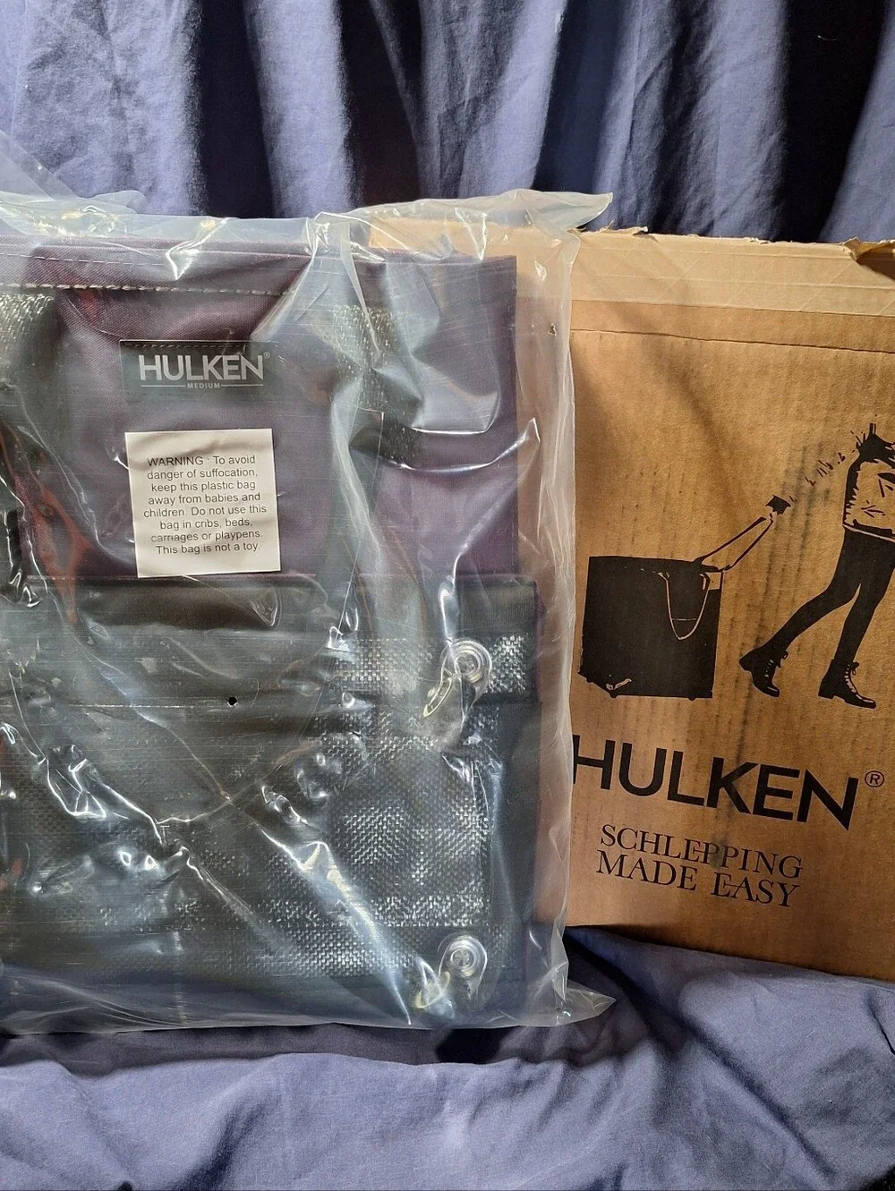 NWT Hulken Bag, MATTE PLUM, Medium